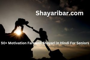 50+ Motivation Farewell Shayari in Hindi For Seniors